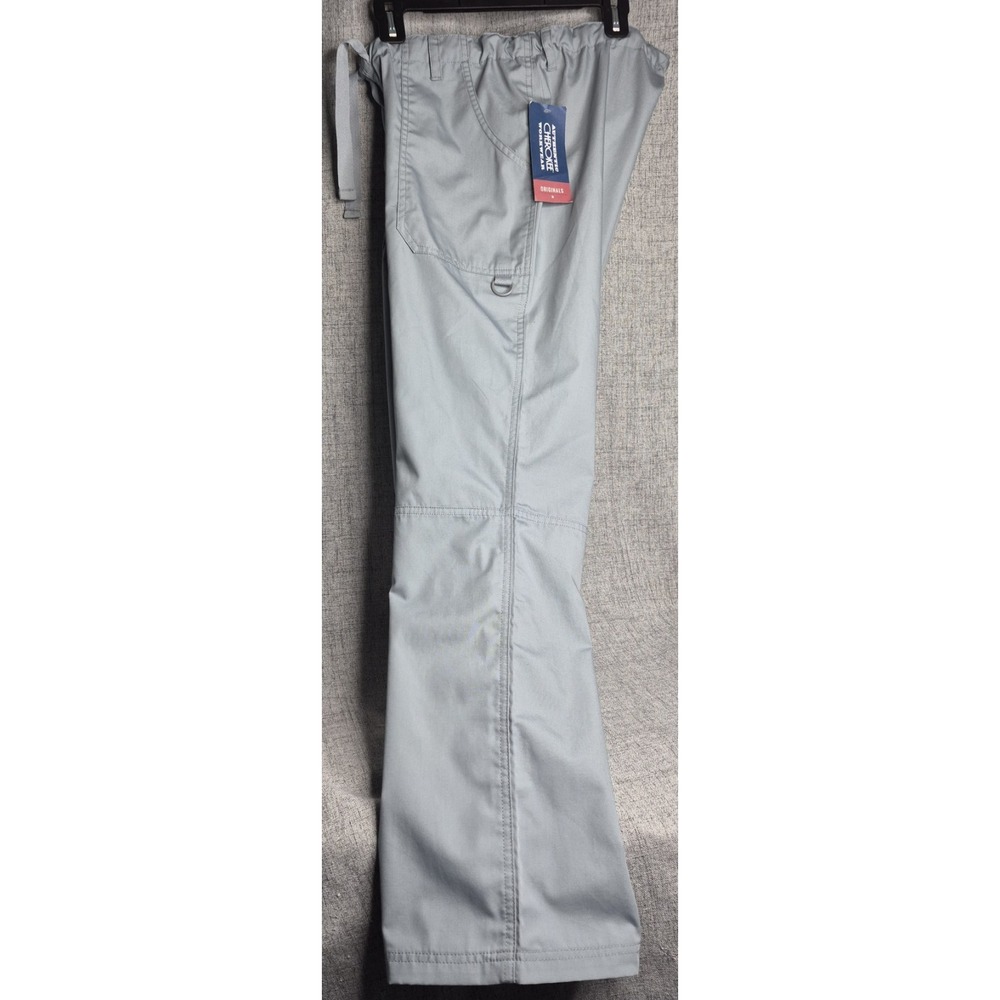 Cherokee Uniforms Gray Low Rise Scrub Pants 4020 Small NEW